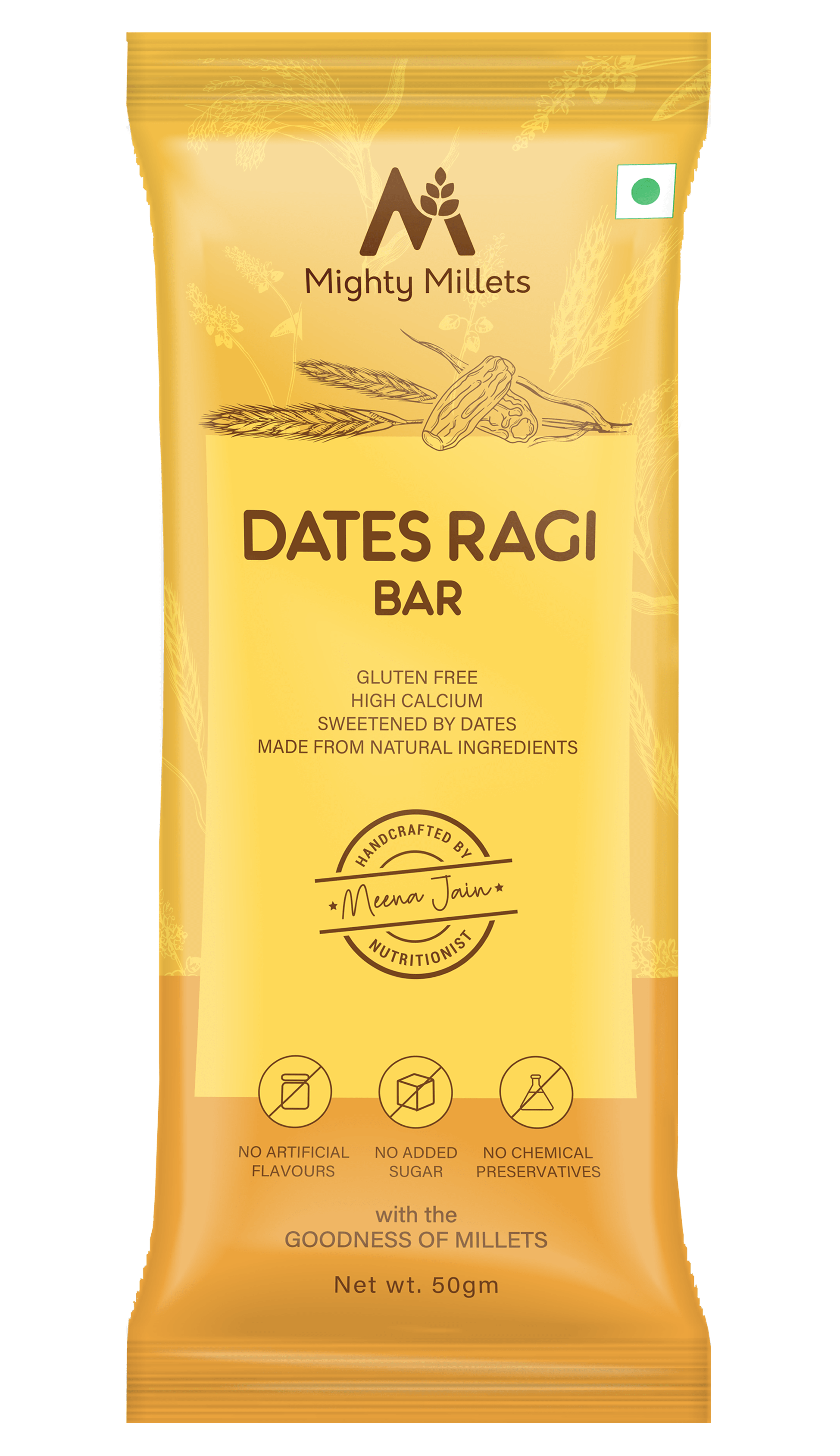 Dates Ragi Bars (Pack of 5)